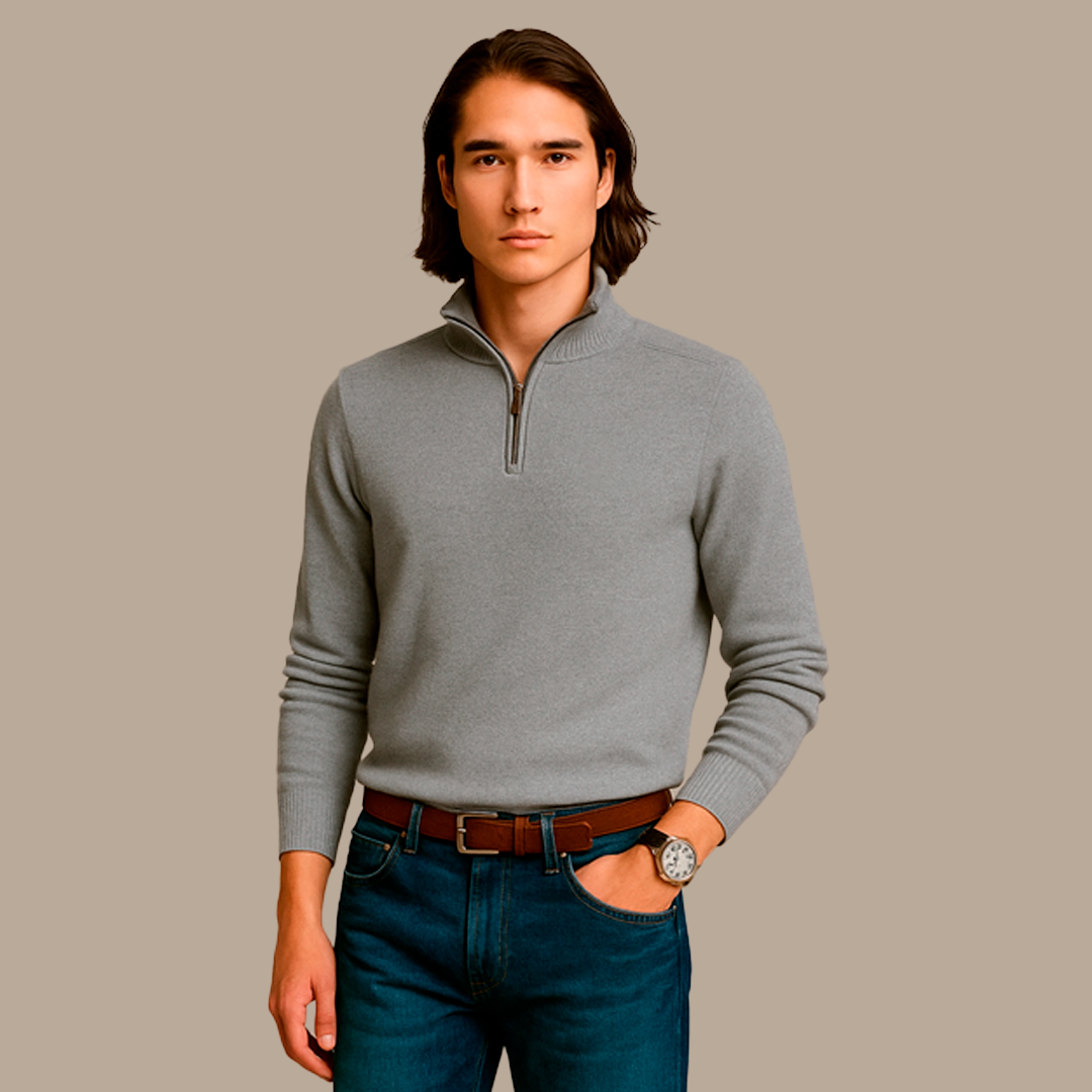 BIAŁEVO Sweter z Zamkiem – Limitowana Edycja