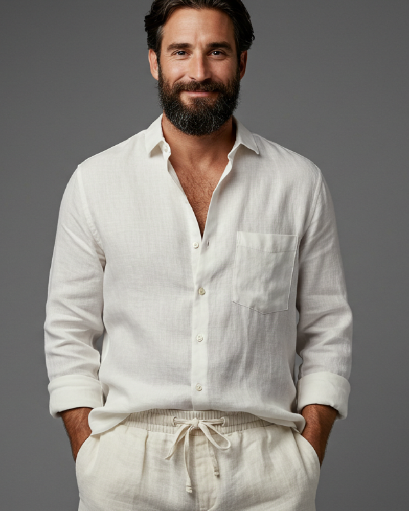 BIAŁEVO Koszula Capri – Długi Rękaw