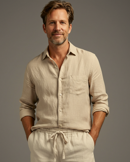 BIAŁEVO Koszula Capri – Długi Rękaw